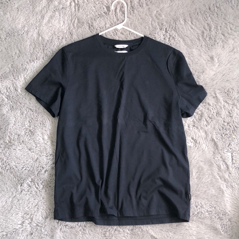 Mens Calvin Klein Liquid Touch cotton crew neck shirt